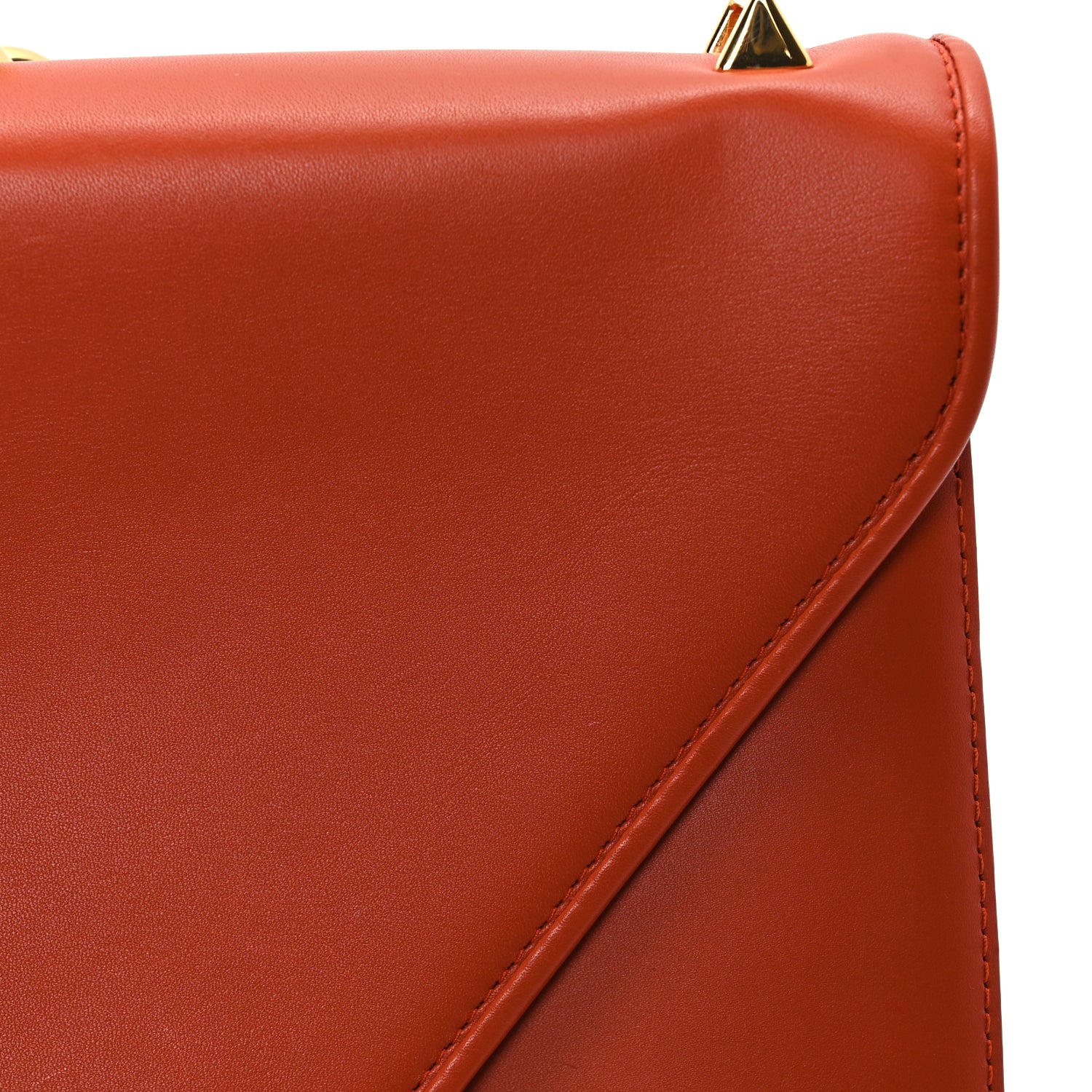 Bottega Veneta Calfskin Mount Envelope Bag Maple