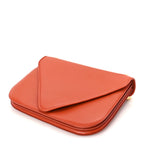 Bottega Veneta Calfskin Mount Envelope Bag Maple