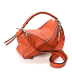 Loewe Calfskin Medium Puzzle Bag Orange