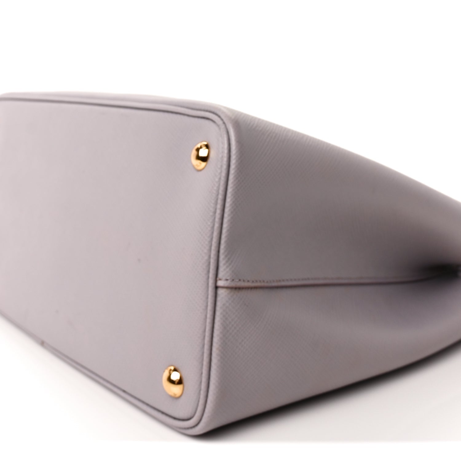 Prada Saffiano Cuir Small Double Bag Glicine