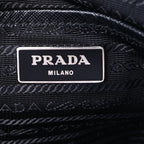 Prada Tessuto Nylon Saffiano Vela Medium Backpack  Black