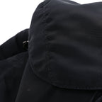 Prada Tessuto Nylon Saffiano Vela Medium Backpack  Black