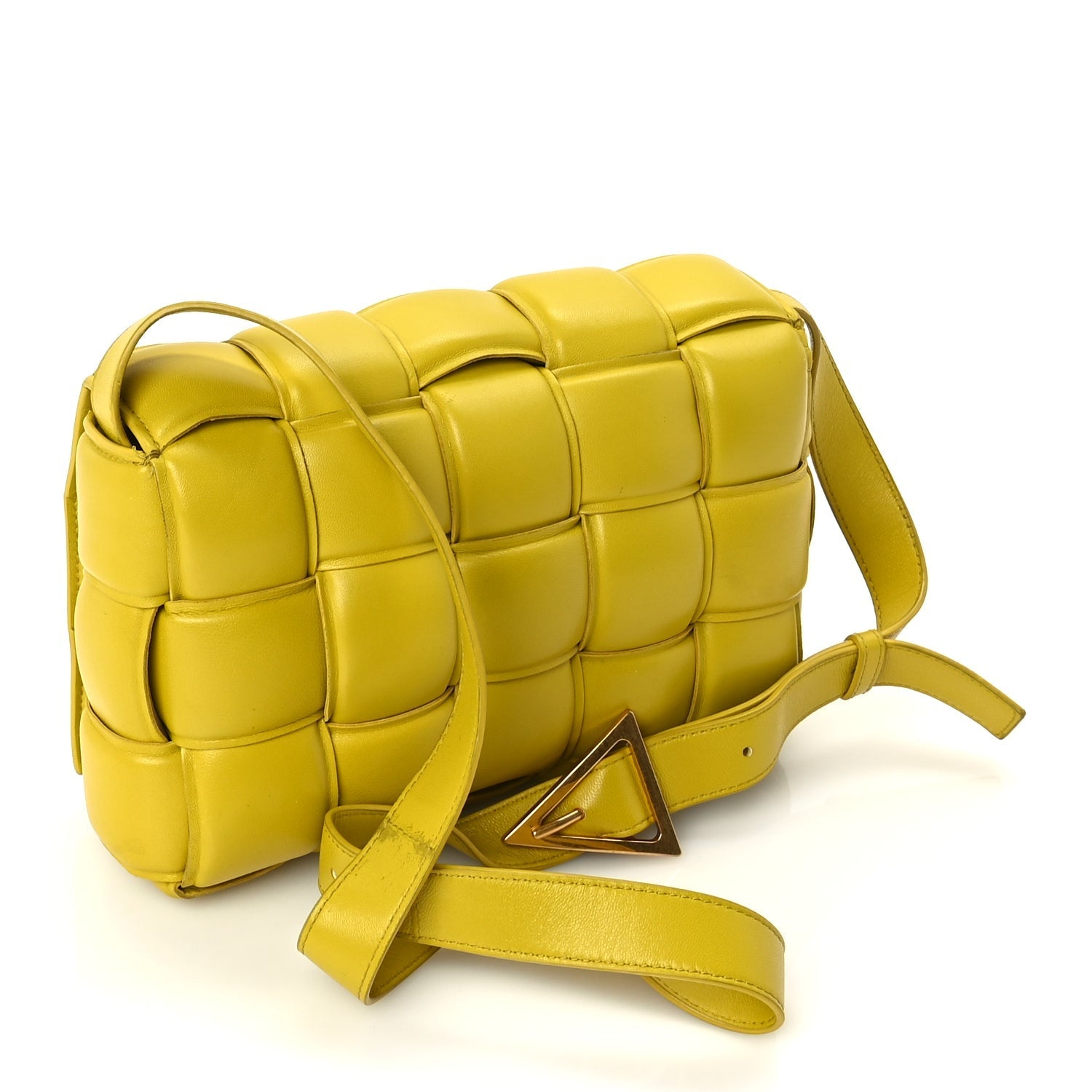 Bottega Veneta Nappa Maxi Intreccio Padded Cassette Crossbody Bag  Buttercup
