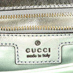 Gucci Iridescent Nappa Chevron Matelasse Small GG Marmont Shoulder Bag Iridescent Salvy Green