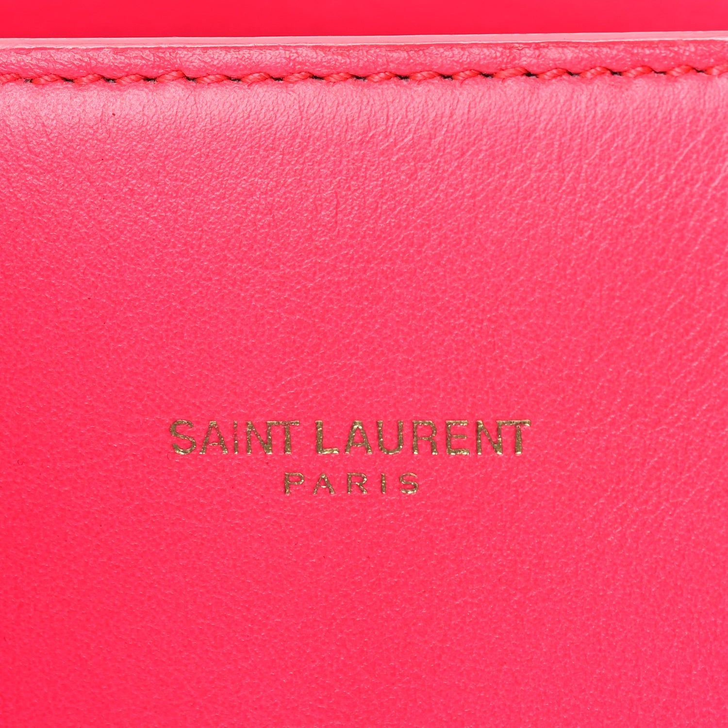 Saint Laurent Calfskin Nano Sac De Jour Lipstick Fuchsia