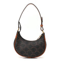 Celine Canvas Calfskin Mini Ava Triomphe Shoulder Bag Tan