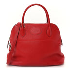 Hermes Taurillon Clemence Bolide 31 Rouge Casaque