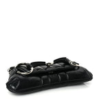 Gucci Nappa Vertical Matelasse Medium Maxi Horsebit Chain Shoulder Bag Black