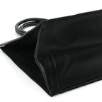 Christian Dior Calfskin Embossed Medium Book Tote Black