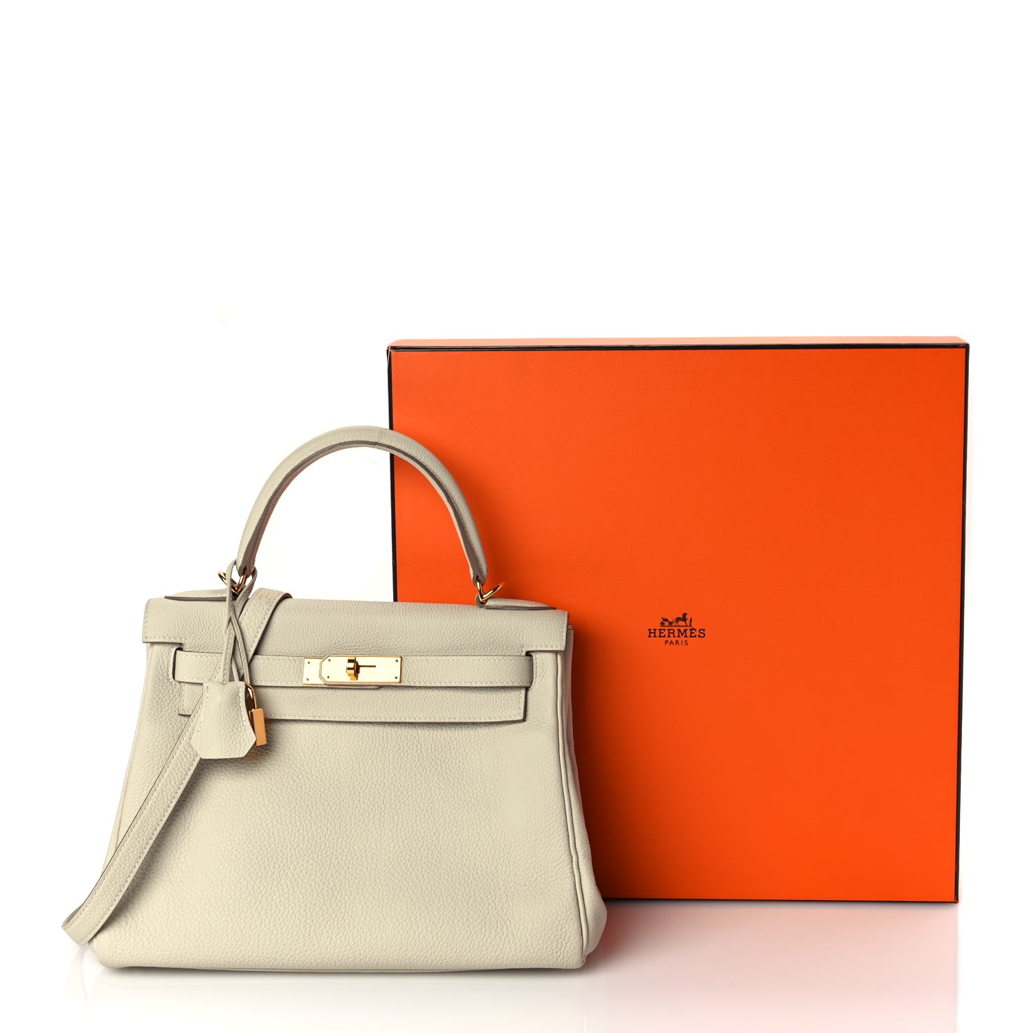 Hermes Togo Kelly Retourne 28 Beton