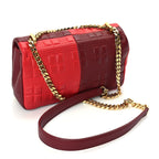 Burberry Lambskin Quilted Small Lola Bag Bright Red Dark Crimson