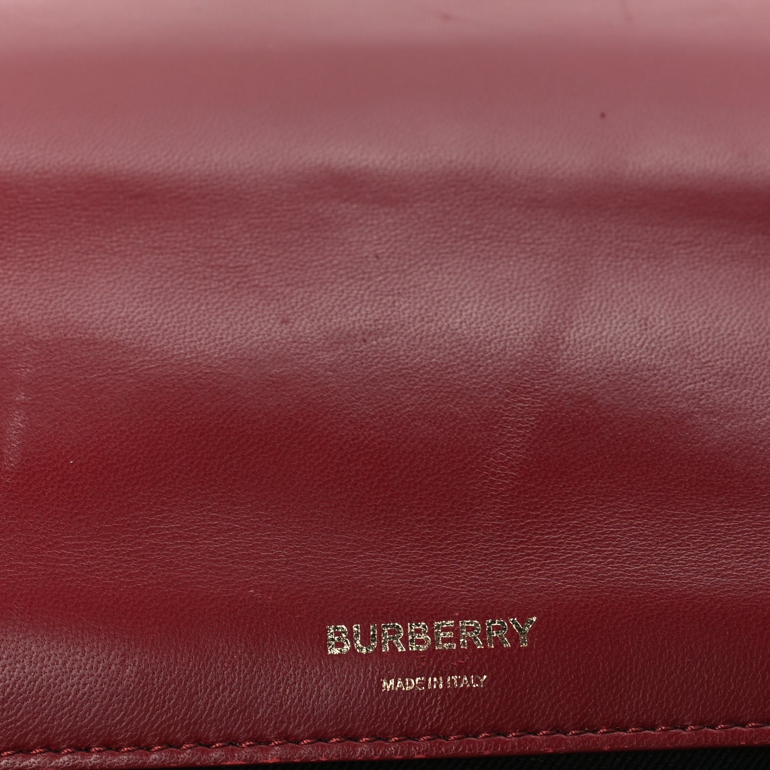 Burberry Lambskin Quilted Small Lola Bag Bright Red Dark Crimson