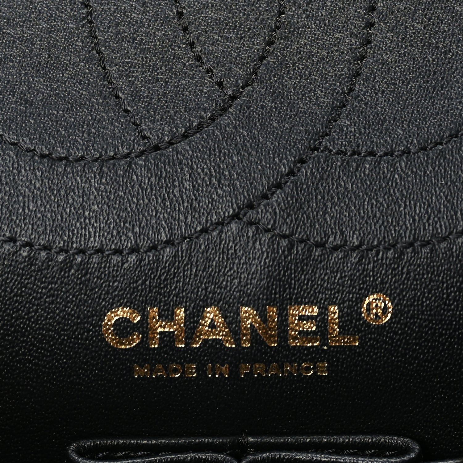 Chanel Calfskin Quilted Spoon Charms Brasserie 2.55 Reissue 225 Flap  Black