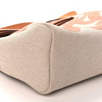 Hermes H Plume Canvas Vache Hunter Circuit 24 Herbag Zip Retourne 31 Orange Mecano Ecru Beige Naturel