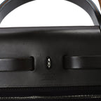 Hermes Vache Hunter Toile Herbag Zip 31 PM Cassis Ebony Indigo