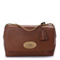 Mulberry Small Classic Grain Calfskin Medium Lily Flap  Oak