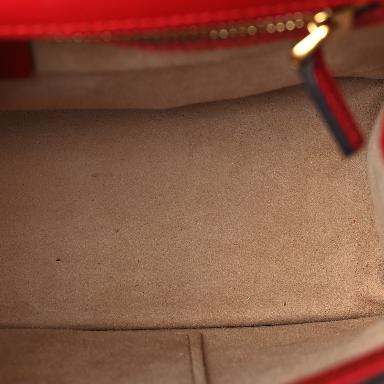 Gucci Calfskin Small Sylvie Shoulder Bag  Hibiscus Red