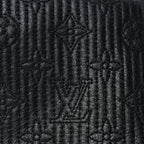 Louis Vuitton Calfskin Quilted Monogram Altair Clutch Black