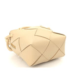 Bottega Veneta Lambskin Maxi Intrecciato Mini Cassette Camera Bag  Porridge