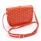 Goyard Goyardine Belvedere II PM Messenger Bag  Orange