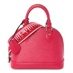 Louis Vuitton Epi Jacquard Alma BB  Rose Pondicherry