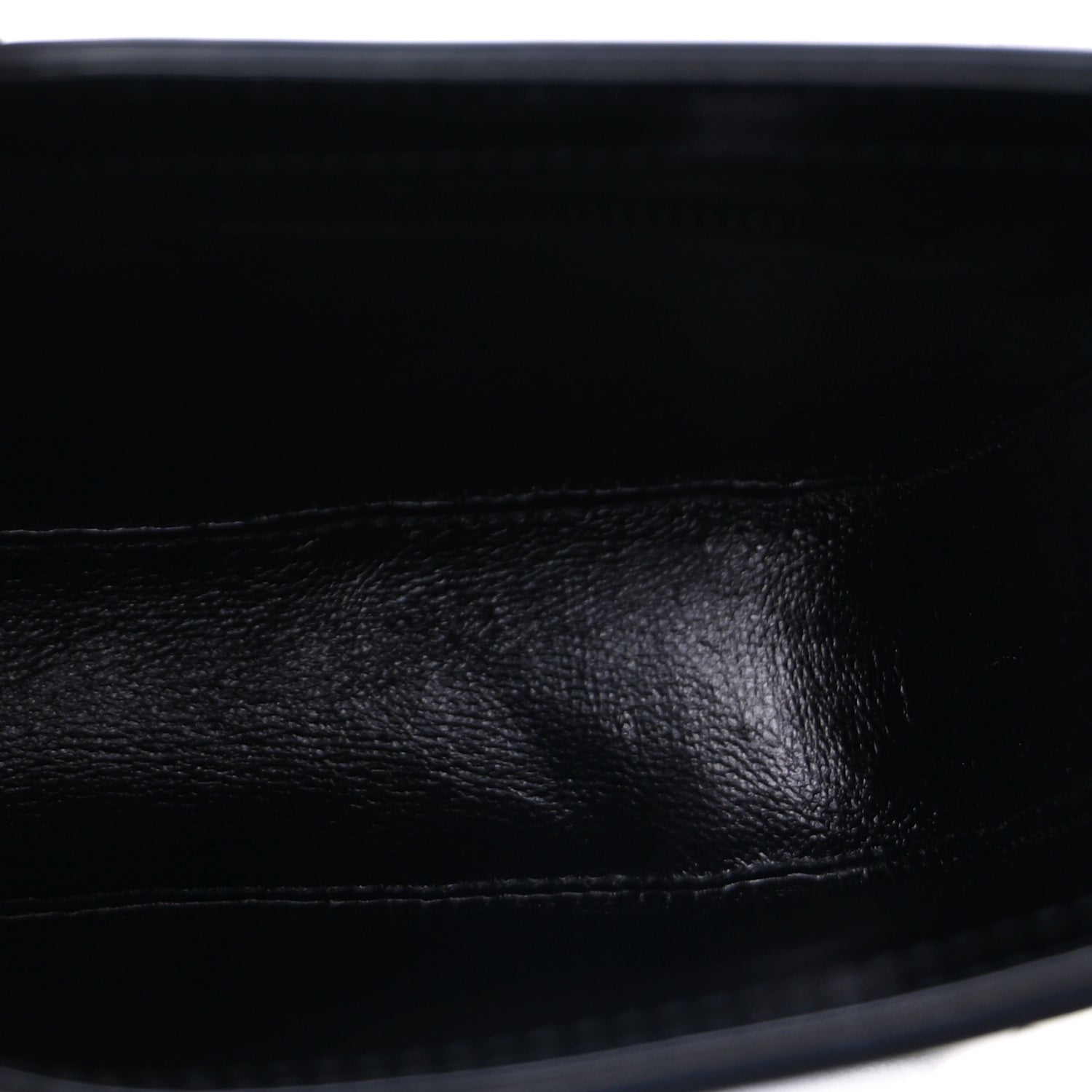 Saint Laurent Patent Le 5 A 7 Monochrome Hobo  Black