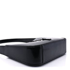 Saint Laurent Patent Le 5 A 7 Monochrome Hobo  Black
