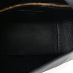 Saint Laurent Smooth Calfskin Small Le 5 A 7 Soft Hobo  Black