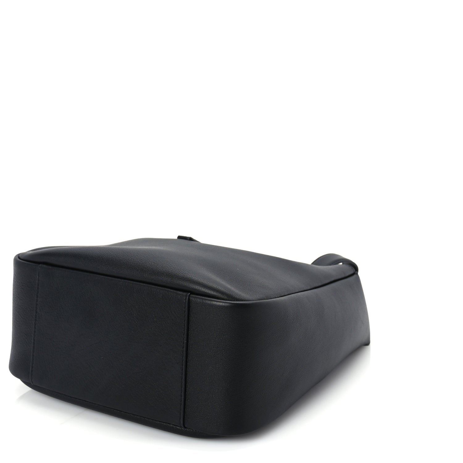 Saint Laurent Smooth Calfskin Small Le 5 A 7 Soft Hobo  Black