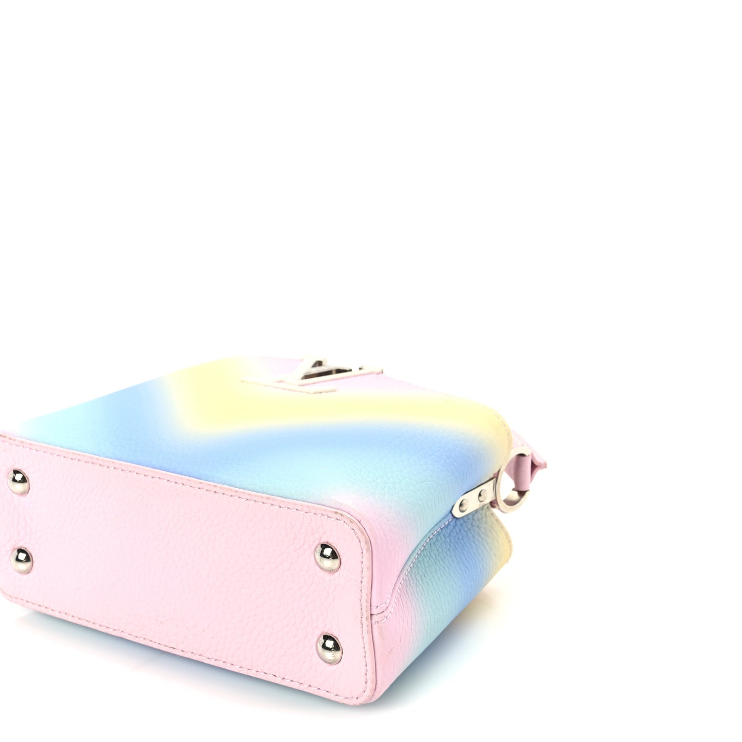 Louis Vuitton Taurillon Mini Degrade Rainbow V Capucines