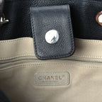 Chanel Glazed Calfskin Small Deauville Tote