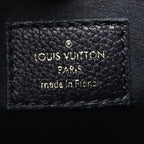Louis Vuitton Grained Calfskin Lockme Chain Bag PM Black