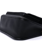 Louis Vuitton Grained Calfskin Lockme Chain Bag PM Black