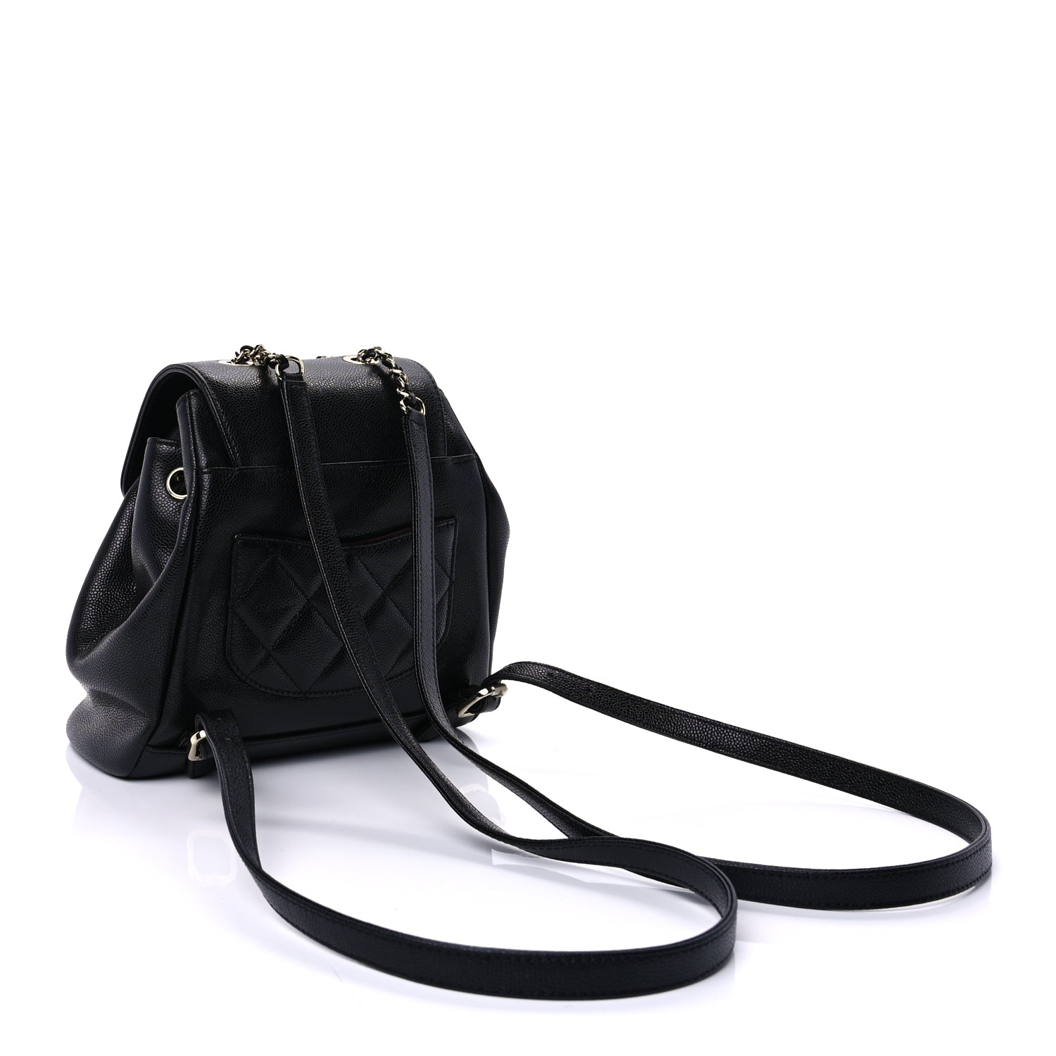 Chanel Caviar Quilted Mini Business Affinity Backpack  Black