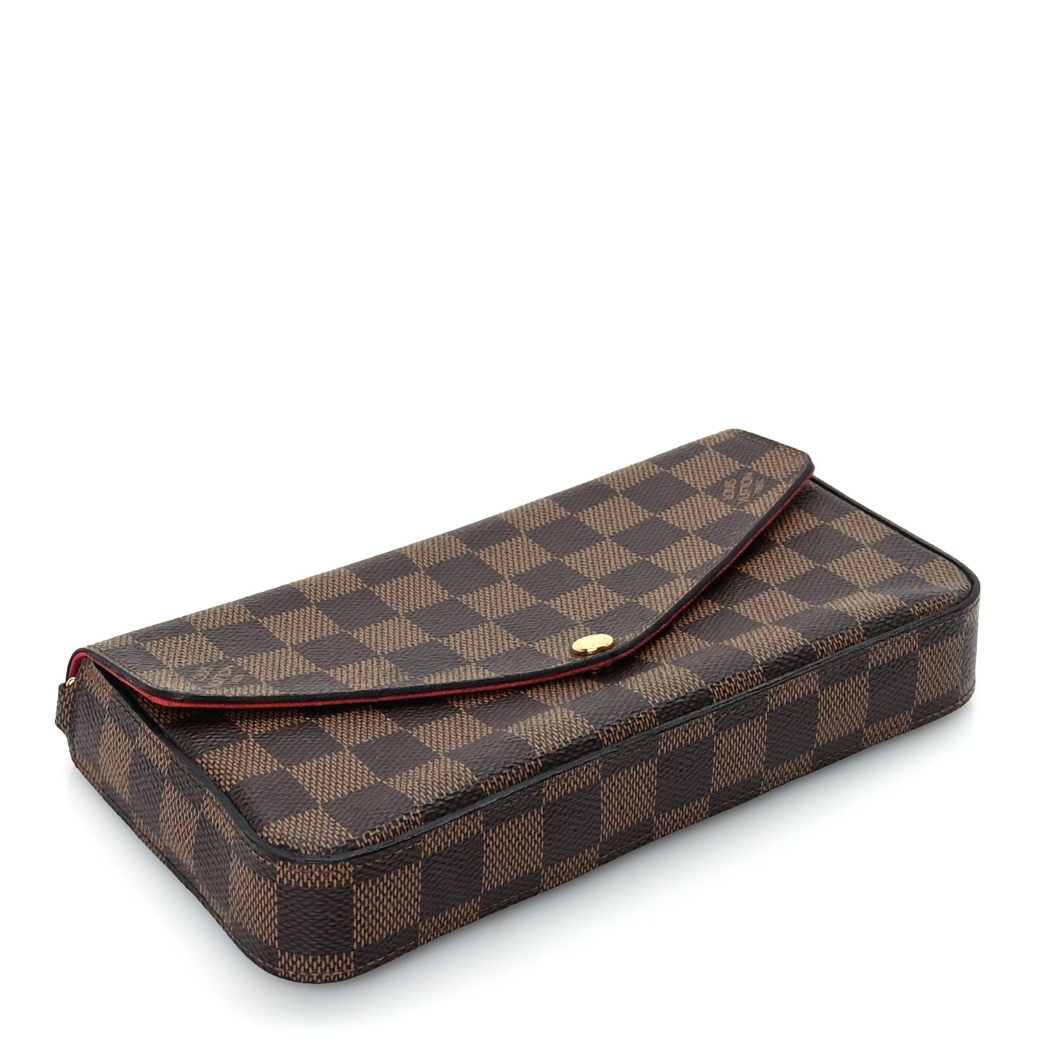 Louis Vuitton Damier Ebene Pochette Felicie Chain Wallet