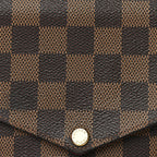 Louis Vuitton Damier Ebene Pochette Felicie Chain Wallet