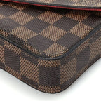 Louis Vuitton Damier Ebene Pochette Felicie Chain Wallet