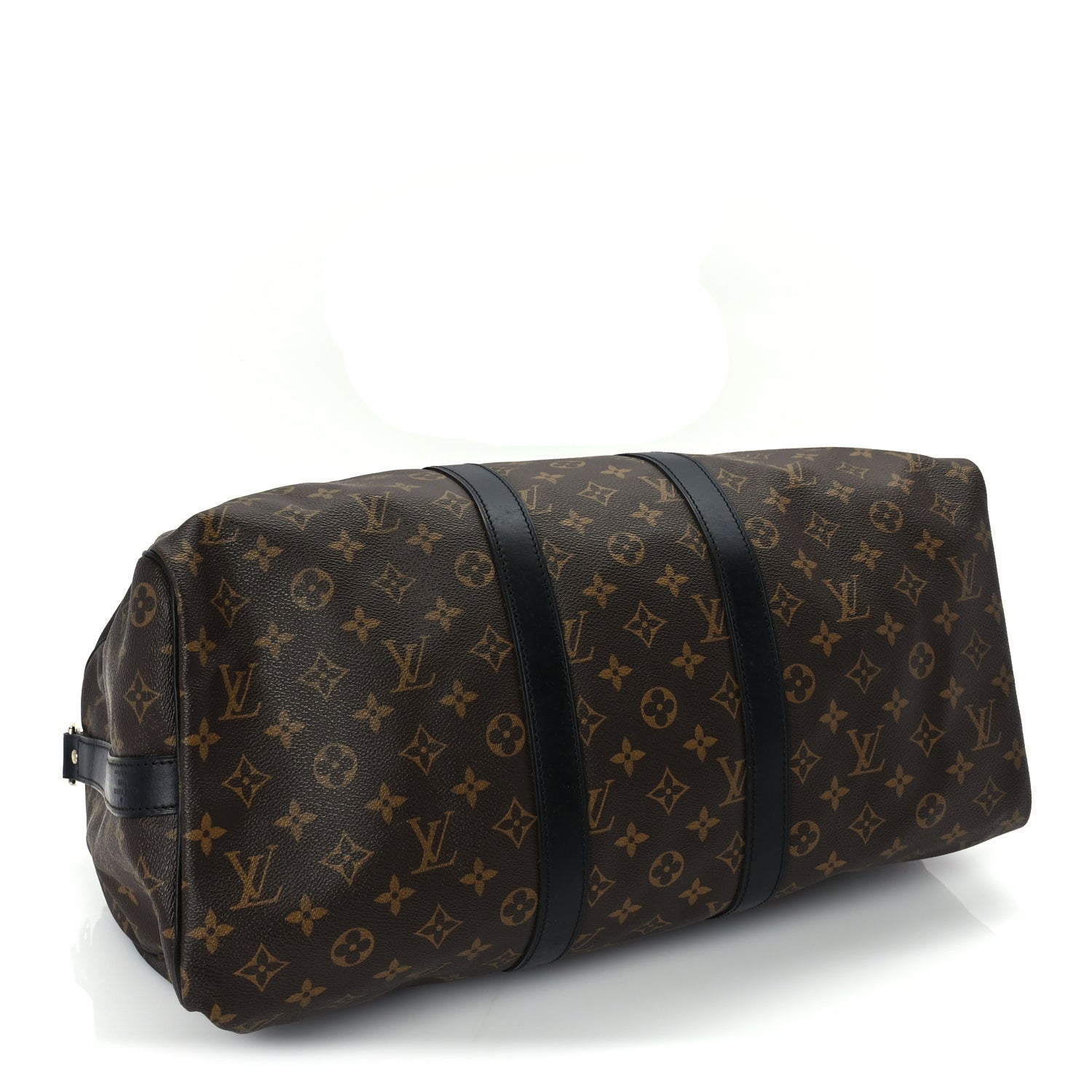 Louis Vuitton Monogram Macassar Keepall Bandouliere 45 Black