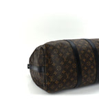 Louis Vuitton Monogram Macassar Keepall Bandouliere 45 Black