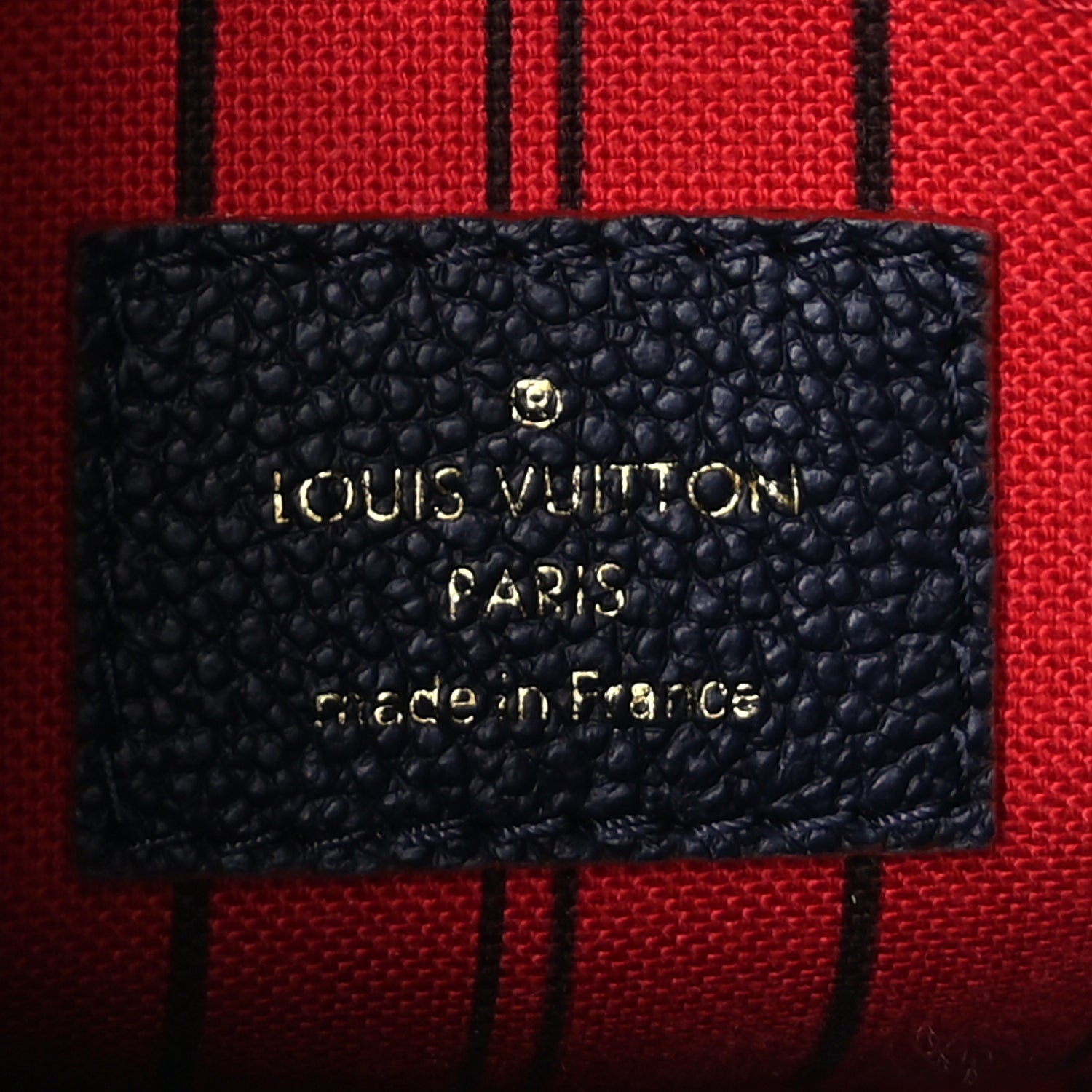 Louis Vuitton Empreinte Montaigne BB Marine Rouge