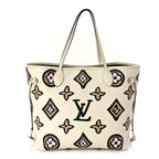 Louis Vuitton Monogram Giant Wild at Heart Neverfull MM  Creme