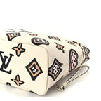 Louis Vuitton Monogram Giant Wild at Heart Neverfull MM  Creme