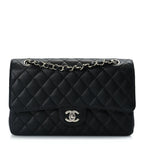 Chanel Caviar Quilted Medium Double Flap Black