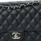 Chanel Caviar Quilted Medium Double Flap Black