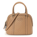 Gucci Soft Microguccissima Mini Dome Bag  Camelia