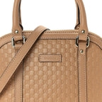 Gucci Soft Microguccissima Mini Dome Bag  Camelia