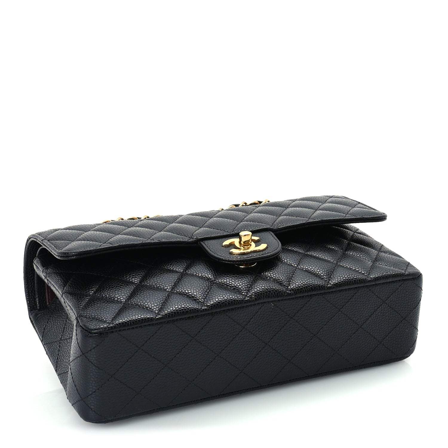 Chanel Caviar Quilted Medium Double Flap  Black