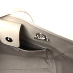 Chanel Glazed Calfskin Small Deauville Tote Ecru