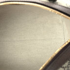 Gucci GG Supreme Monogram Web Small Ophidia Top Handle Bag Beige Ebony