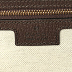 Gucci GG Supreme Monogram Web Small Ophidia Top Handle Bag Beige Ebony